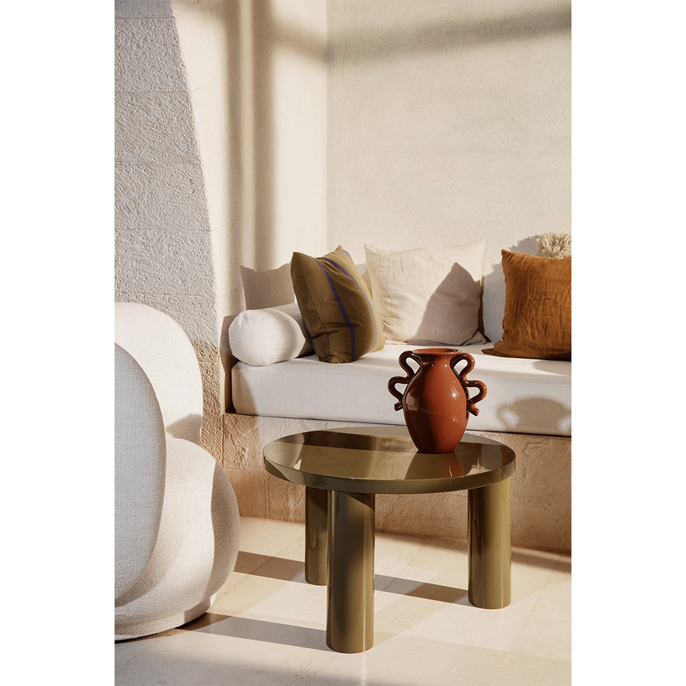 Post Coffee Table - Small, Olive