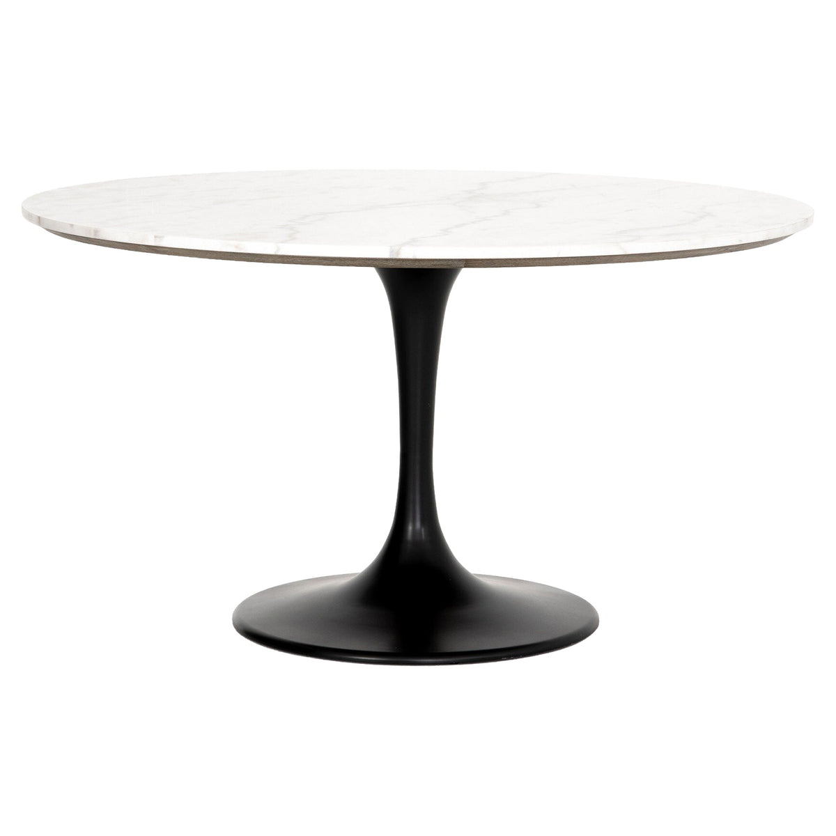 Powell Dining Table - White Marble - 55"W