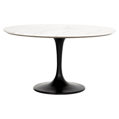 Powell Dining Table - White Marble - 55"W
