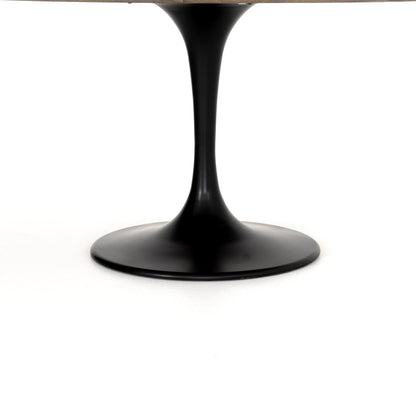 Powell Dining Table - White Marble - 55"W