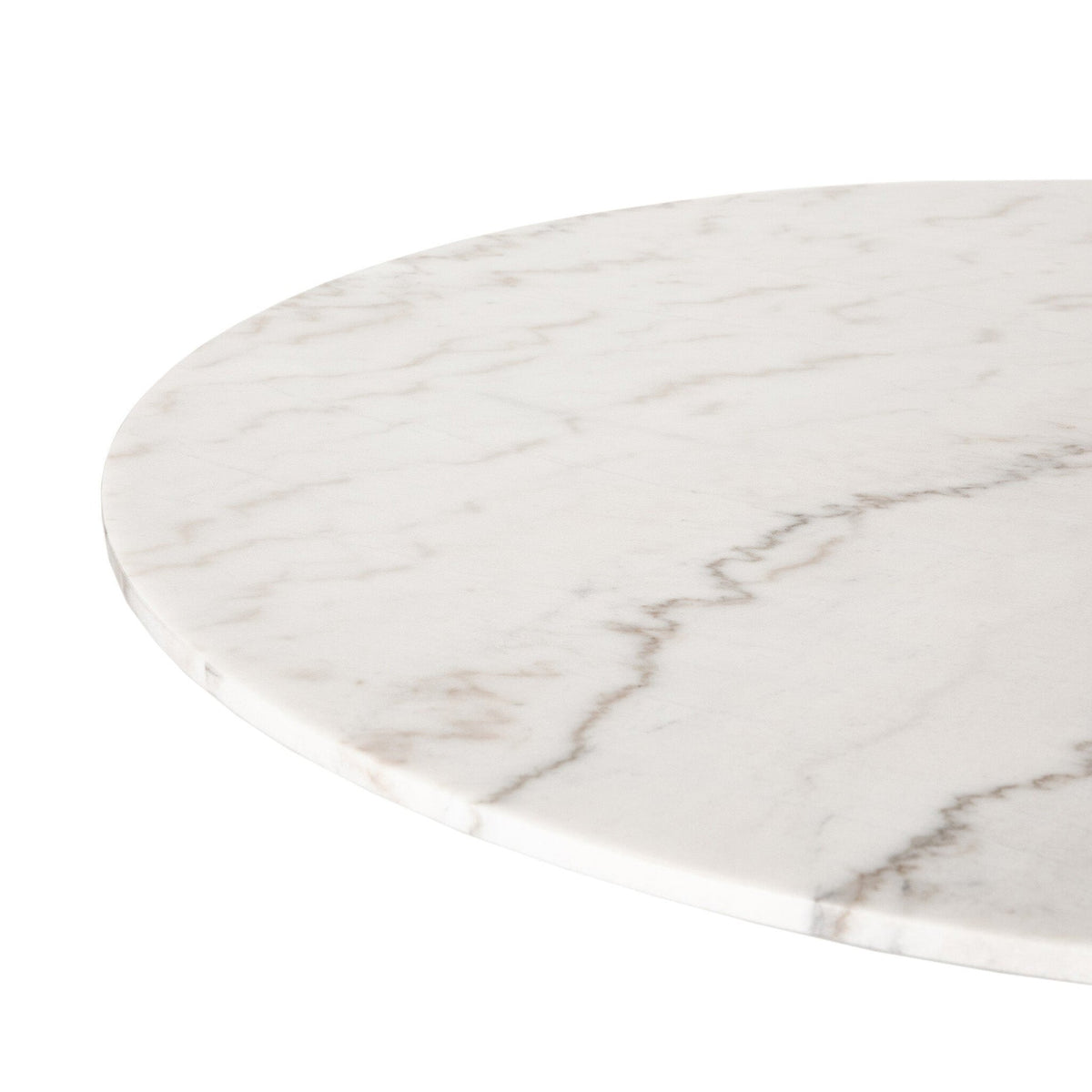 Powell Dining Table - White Marble - 55"W
