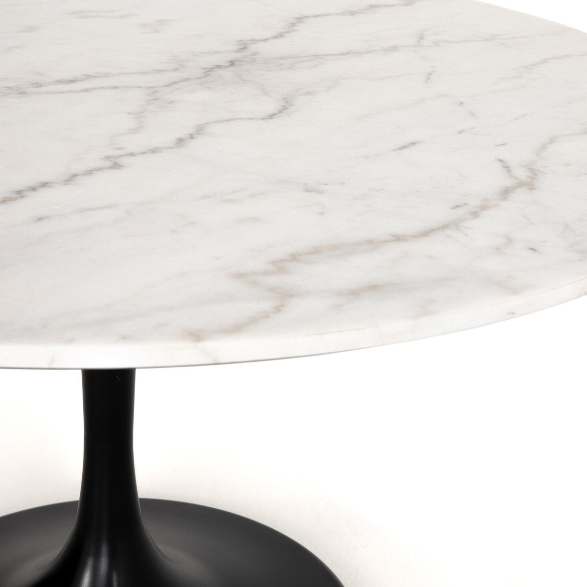 Powell Dining Table - White Marble - 55"W