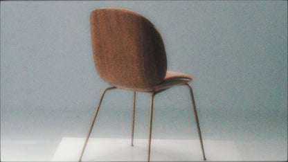 Beetle Front Upholstered Dining Chair - Veneer Shell
