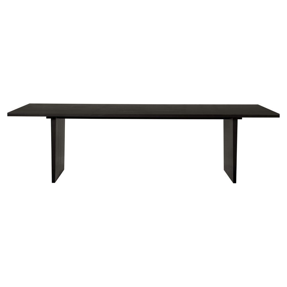 Private Dining Table - Brown, Black Ash