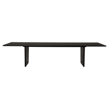 Private Dining Table - Brown, Black Ash