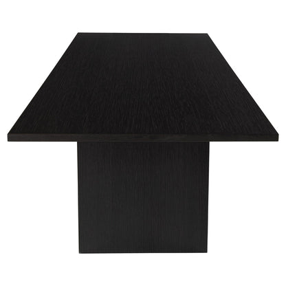 Private Dining Table - Brown, Black Ash