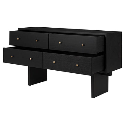 Private Sideboard - Brown/Black Oak