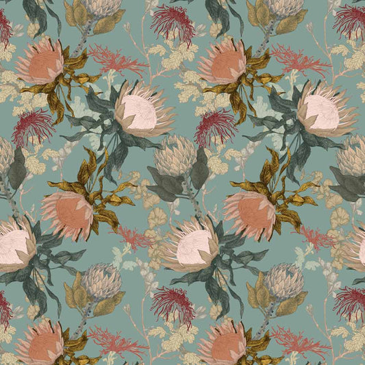 Proteas' Dream Wallpaper - Duck Egg