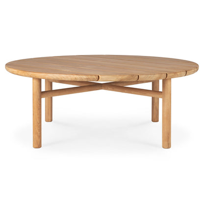 Quatro Outdoor Coffee Table - Teak, 14"H