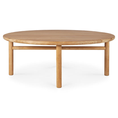 Quatro Outdoor Coffee Table - Teak, 14"H