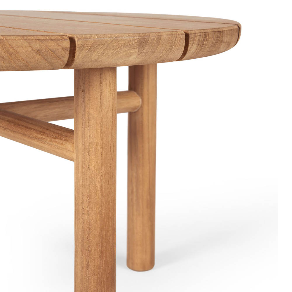 Quatro Outdoor Coffee Table - Teak, 14"H