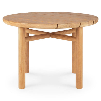 Quatro Outdoor Coffee Table - Teak, 17"H