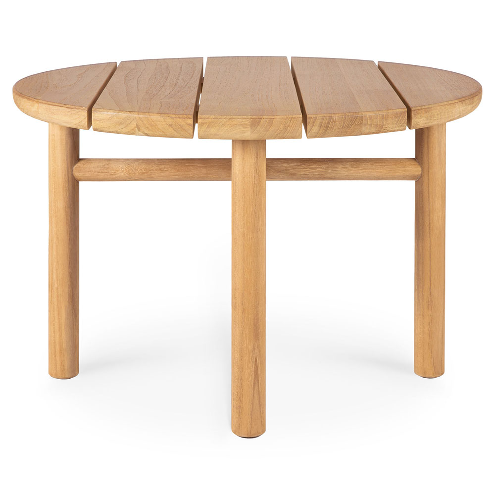 Quatro Outdoor Coffee Table - Teak, 17"H