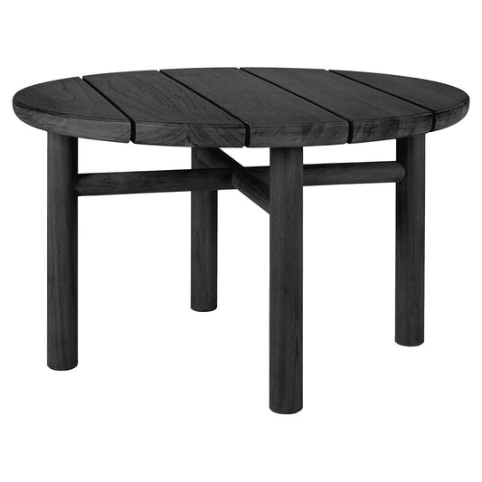 Quatro Outdoor Side Table - Black Teak