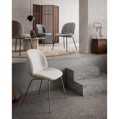 Quick Ship Beetle Fully Upholstered Dining Chair - Conic Base
