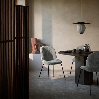 Quick Ship Beetle Fully Upholstered Dining Chair - Conic Base