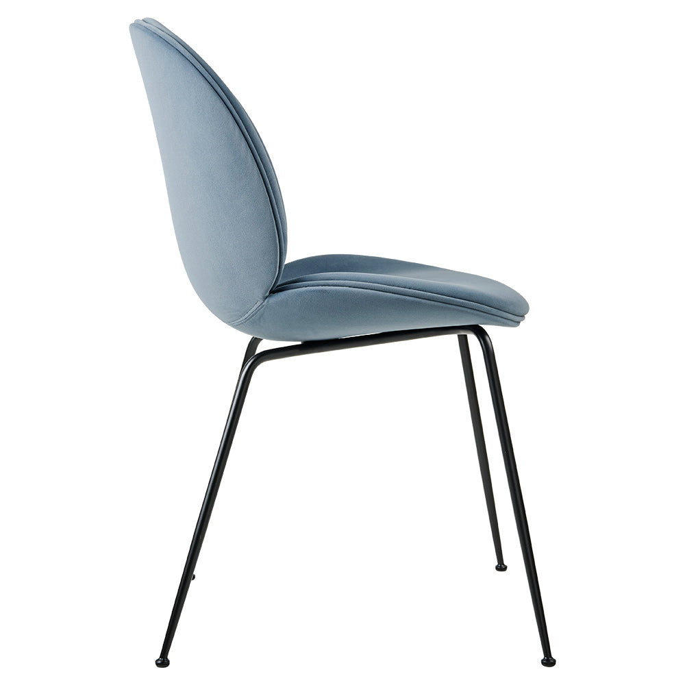 Quick Ship Beetle Fully Upholstered Dining Chair - Conic Base