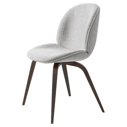 Quick Ship Beetle Fully Upholstered Dining Chair - Wood Base