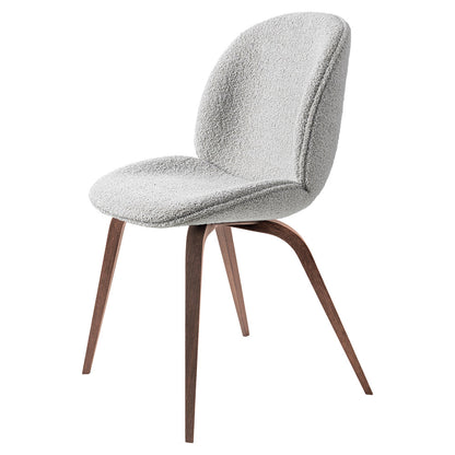 Quick Ship Beetle Fully Upholstered Dining Chair - Wood Base