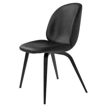 Quick Ship Beetle Fully Upholstered Dining Chair - Wood Base