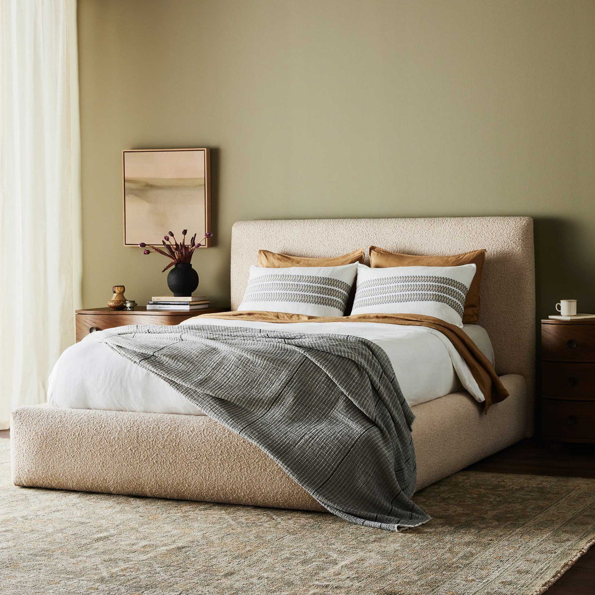 Quincy Bed - Lisbon Cream - King