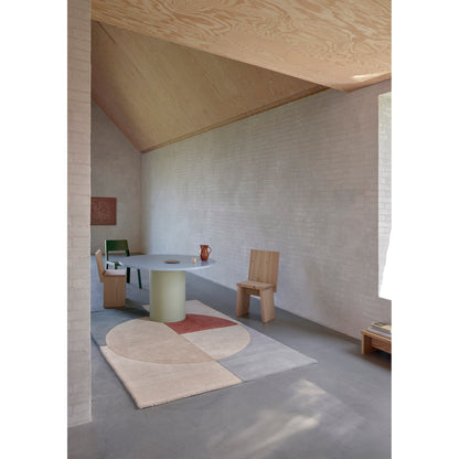 Radiality Rug - Ruby