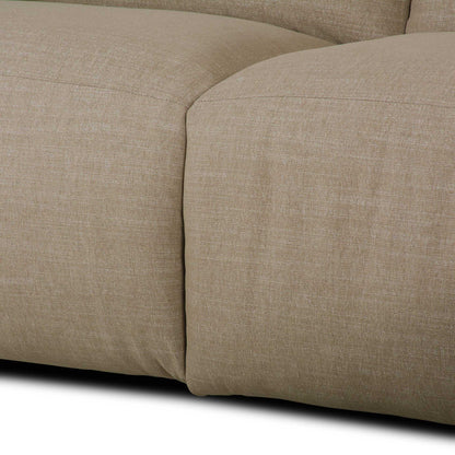 Radley Power Recliner 3-Piece Sectional W/ Chaise - Crypton Nomad Taupe