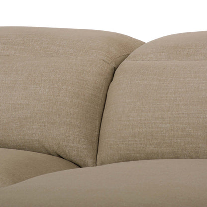 Radley Power Recliner 3-Piece Sectional W/ Chaise - Crypton Nomad Taupe