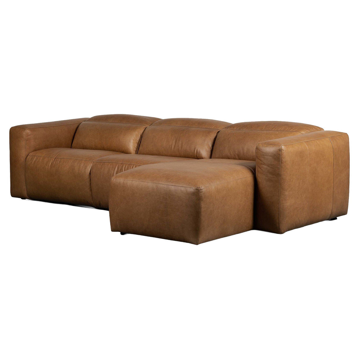 Radley Power Recliner 3-Piece Sectional W/ Chaise - Sonoma Butterscotch