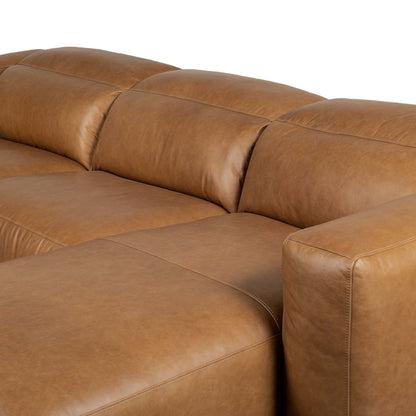 Radley Power Recliner 3-Piece Sectional W/ Chaise - Sonoma Butterscotch