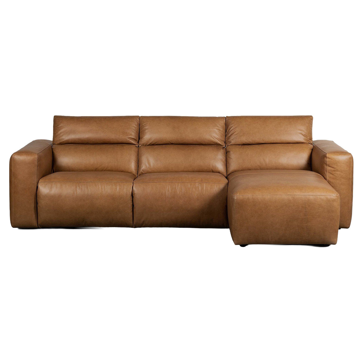 Radley Power Recliner 3-Piece Sectional W/ Chaise - Sonoma Butterscotch
