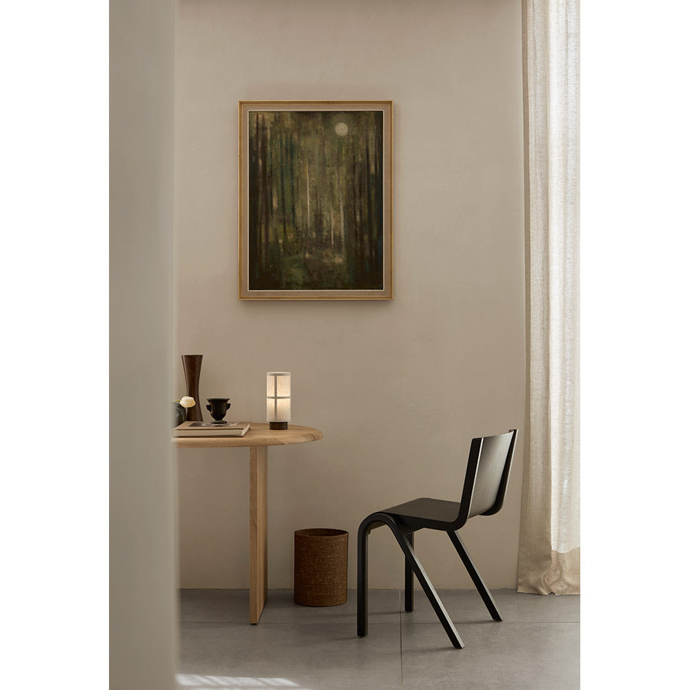 Ready Front Upholstered Dining Chair - Black Painted Oak