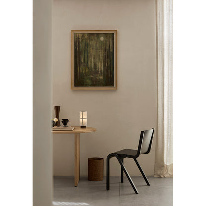 Ready Front Upholstered Dining Chair - Black Painted Oak