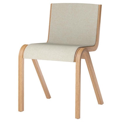 Ready Front Upholstered Dining Chair - Natural Oak