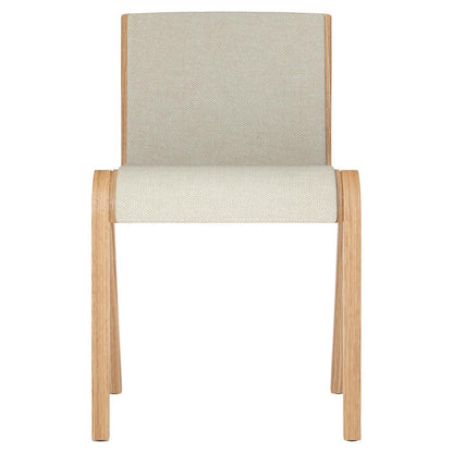 Ready Front Upholstered Dining Chair - Natural Oak