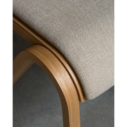 Ready Front Upholstered Dining Chair - Natural Oak