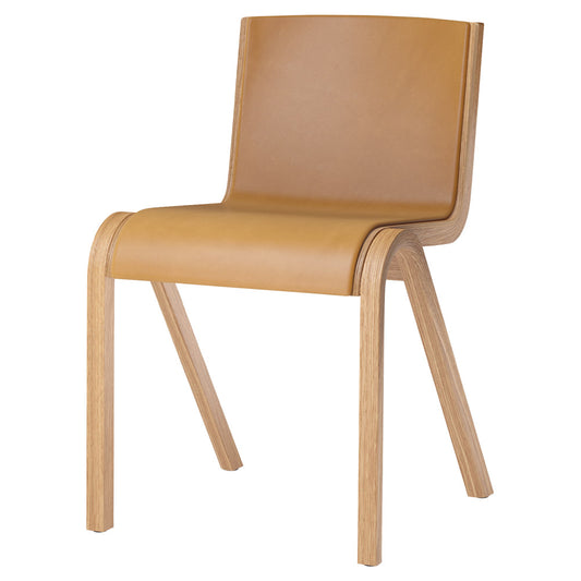 Ready Front Upholstered Dining Chair - Natural Oak, Dakar
