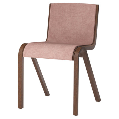 Ready Front Upholstered Dining Chair - Red Stained Oak