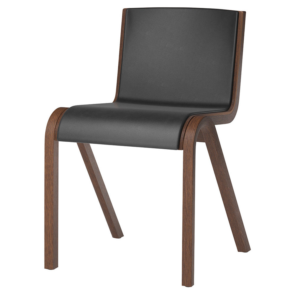 Ready Front Upholstered Dining Chair - Red Stained Oak