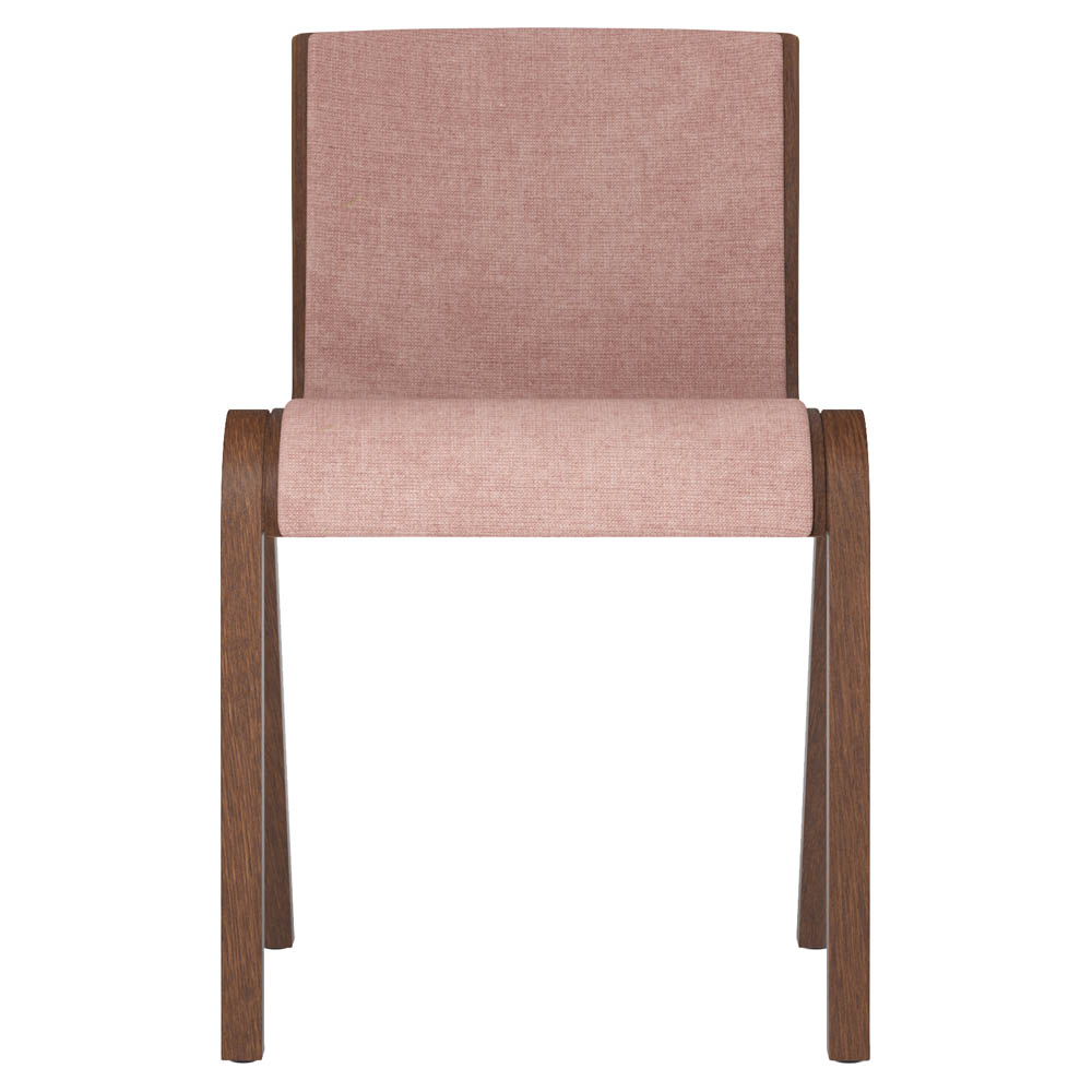 Ready Front Upholstered Dining Chair - Red Stained Oak
