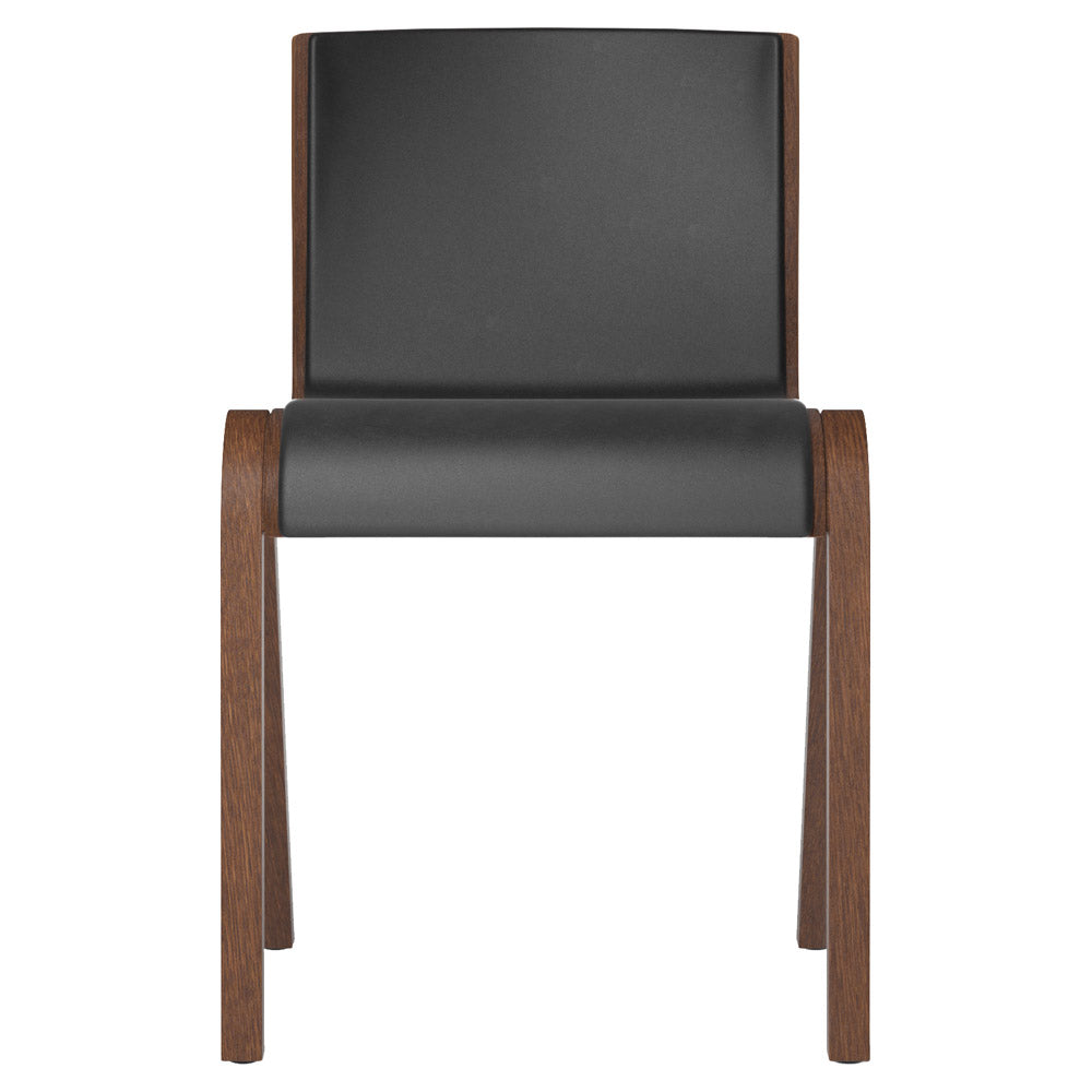Ready Front Upholstered Dining Chair - Red Stained Oak, Dakar