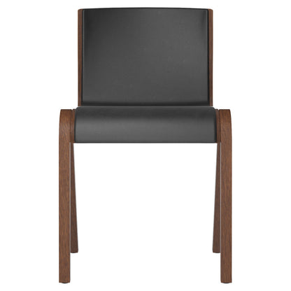 Ready Front Upholstered Dining Chair - Red Stained Oak, Dakar
