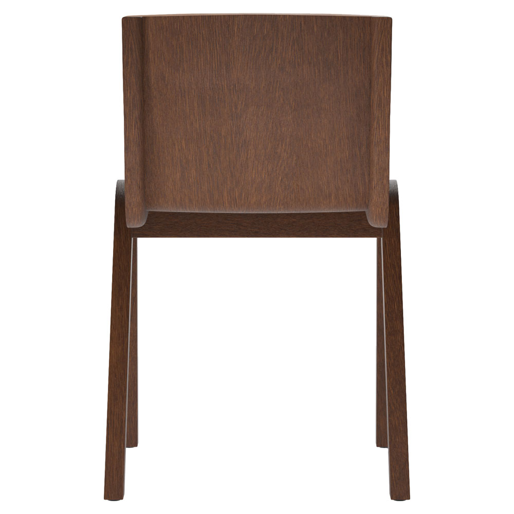 Ready Front Upholstered Dining Chair - Red Stained Oak, Dakar