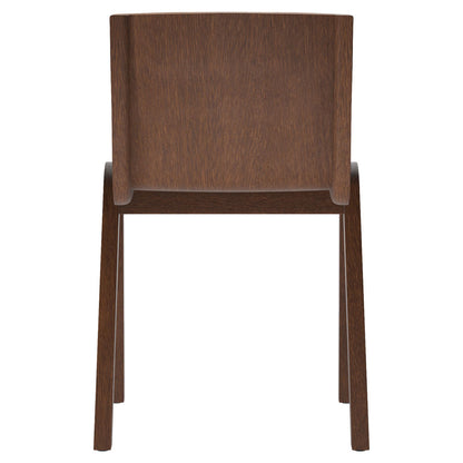 Ready Front Upholstered Dining Chair - Red Stained Oak, Dakar