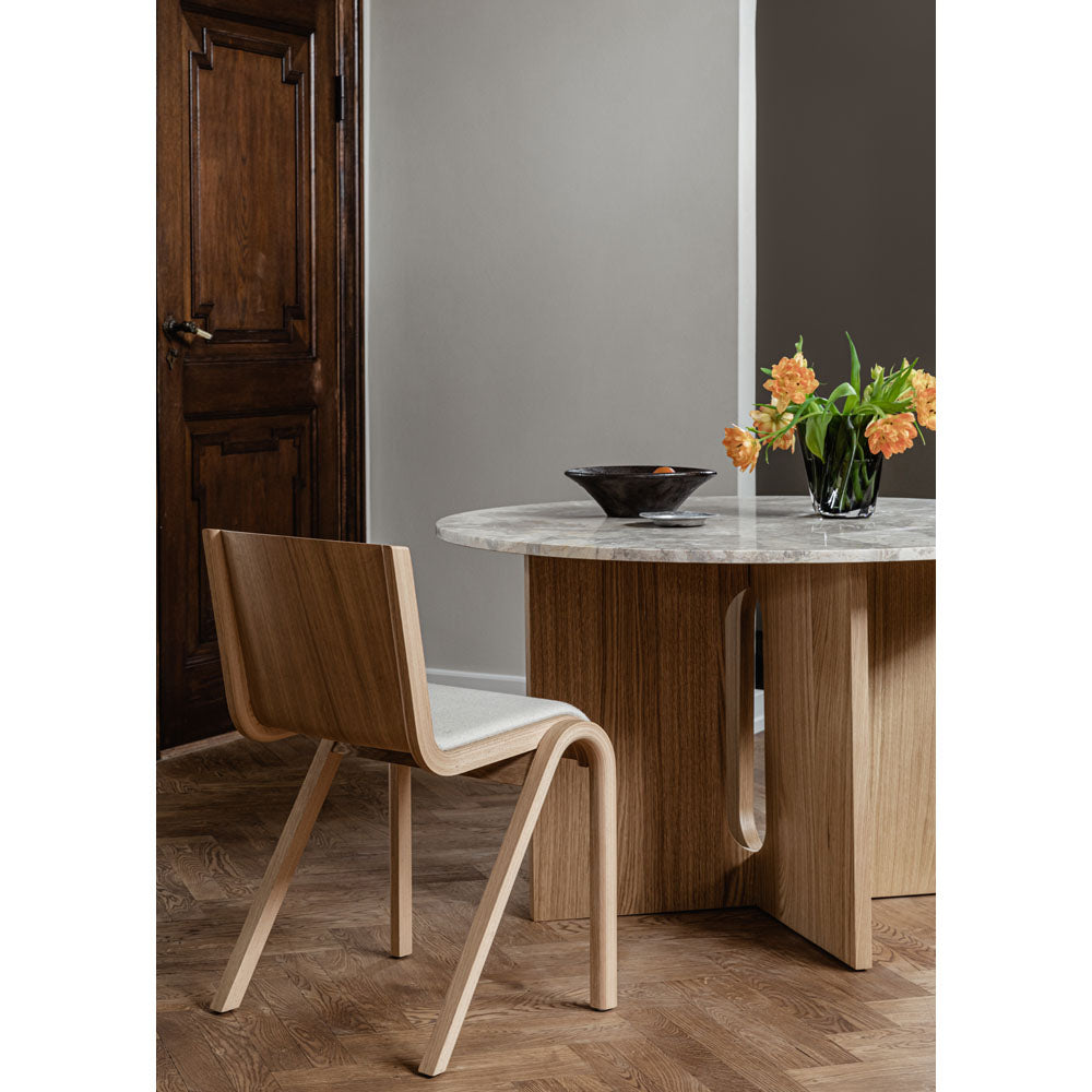 Ready Seat Upholstered Dining Chair - Natural Oak, Dakar