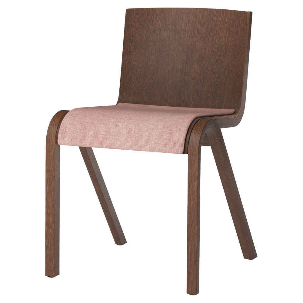Ready Seat Upholstered Dining Chair - Red Stained Oak