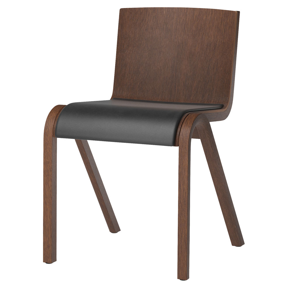 Ready Seat Upholstered Dining Chair - Red Stained Oak