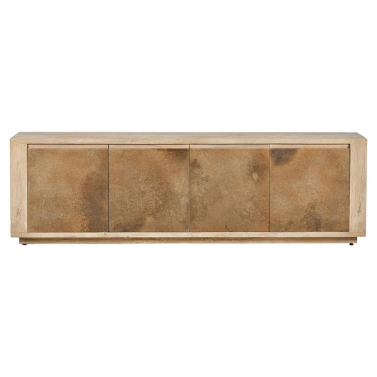 Redondo Media Console - Bleached Alder