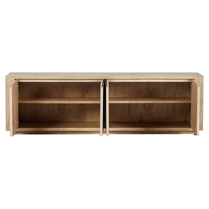 Redondo Media Console - Bleached Alder