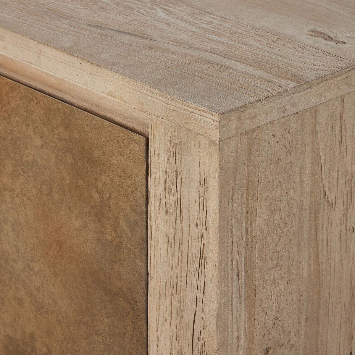 Redondo Media Console - Bleached Alder